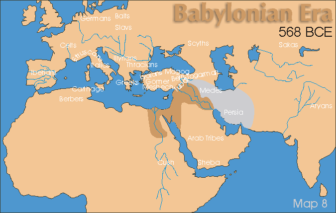 Map, Babylon, Iraq