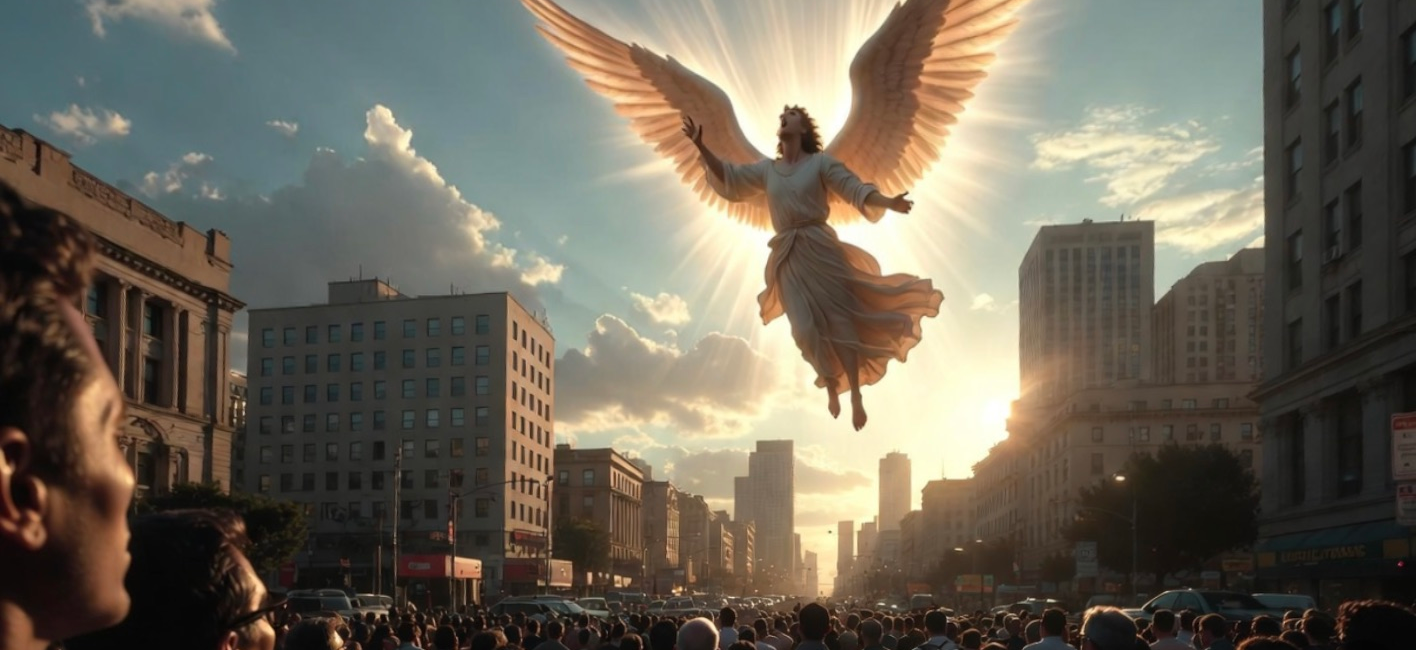 The angel warns of coming judgement - preaching the gospel of the kingdom — His Finished Work